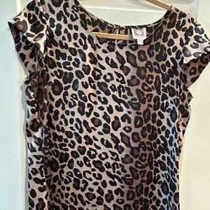 Leopard Print Women's Top